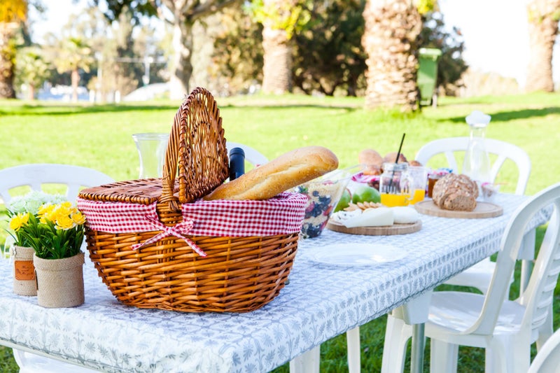 TopTableCloth 5 Foot 60 x 30 inch Silver Patterned Tablecloth Elastic Corner Fitted Rectangular Folding Vinyl Table Cover Cloth Xmas Plastic Waterproof Picnic Party Home for Indoor and Outdoor Use - Image 2